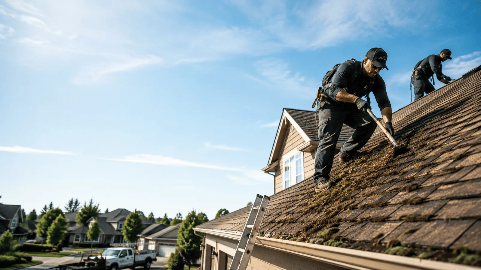 Roof Moss Removal in Burlington, KS near me